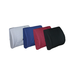 CanDo Lumbar Support Pillow Memory Foam With Removable Fleece Cover