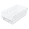 storage: Akro-Mils - 12 inch Clear Nesting Shelf Bin Box