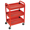 Janitorial Carts, Trucks, and Utility Carts: Luxor - Multi-Purpose 3-Shelf Cart