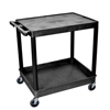 Janitorial Carts, Trucks, and Utility Carts: Luxor - 2-Shelf Tub Cart