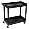 Janitorial Carts, Trucks, and Utility Carts: Luxor - 2-Shelf High Capacity Tub Cart