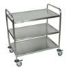 Janitorial Carts, Trucks, and Utility Carts: Luxor - ST Series 3-Shelf Utility Cart