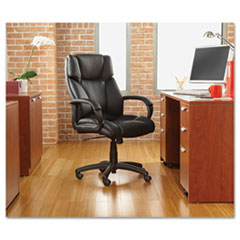 ALEFZ41LS10B - Alera® Fraze Executive High-Back Swivel/Tilt Leather Chair