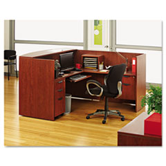 ALEVA327236MC - Alera® Valencia Series Reception Desk with Transaction Counter