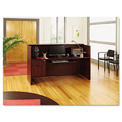 ALEVA327236MY - Alera® Valencia Series Reception Desk with Transaction Counter