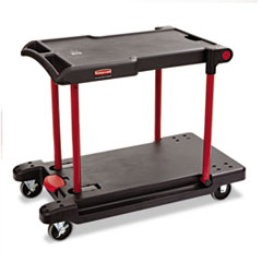 RCP430000BK - Rubbermaid® Commercial Convertible Utility Cart