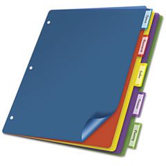 CRD84018 - Cardinal® Poly Index Dividers for Ring Binders