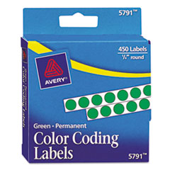 AVE05791 - Avery® Permanent Self-Adhesive Round Color-Coding Labels