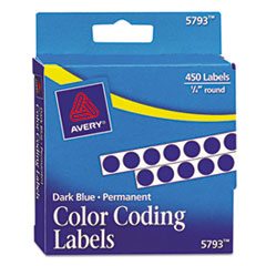 AVE05793 - Avery® Permanent Self-Adhesive Round Color-Coding Labels