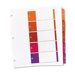 AVE11167 - Avery® Ready Index® Contemporary Multicolor Table of Contents Divider Sets Uncollated in Bulk Packs