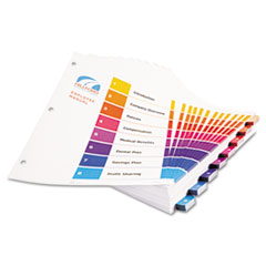 AVE11168 - Avery® Ready Index® Contemporary Multicolor Table of Contents Divider Sets Uncollated in Bulk Packs