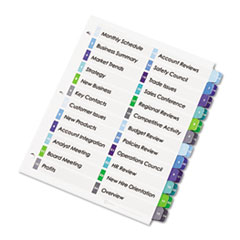 AVE11321 - Avery® Ready Index® Double-Column Table of Contents Dividers