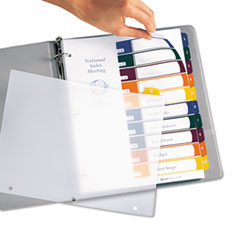 AVE11818 - Avery® Ready Index® Translucent Multicolor Table of Contents Dividers