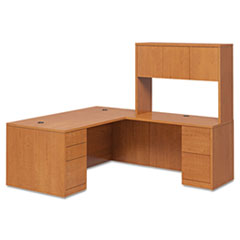 HON105896LCC - HON® 10500 Series™ "L" Workstation Single Pedestal Desk with Full-Height Pedestal
