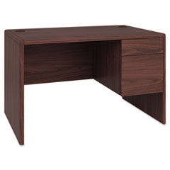 HON107885RNN - HON® 10700 Series™ Single Pedestal Desk with Three-Quarter Height Right Pedestal