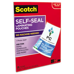 MMMLS85425G - Scotch® Self-Sealing Laminating Sheets