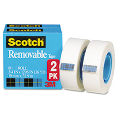 MMM8112PK - Scotch® Removable Tape