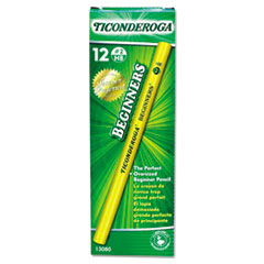 DIX13080 - Dixon® Ticonderoga® Beginners® Woodcase Pencil with Microban®
