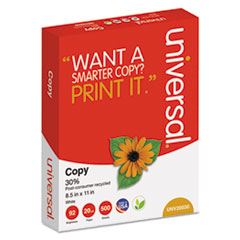 UNV20030 - Universal® 30% Recycled Copy Paper