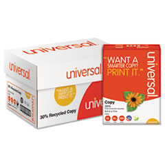 UNV20030 - Universal® 30% Recycled Copy Paper