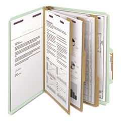 SMD14091 - Smead® Pressboard Classification Folders with SafeSHIELD™ Coated Fasteners