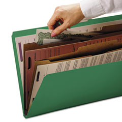 SMD14083 - Smead® 6-Section Pressboard Top Tab Pocket-Style Classification Folders with SafeSHIELD™ Coated Fastener