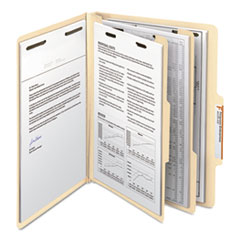 SMD14000 - Smead® Manila Four- and Six-Section Top Tab Classification Folders