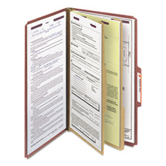 SMD19075 - Smead® Pressboard Classification Folders with SafeSHIELD™ Coated Fasteners