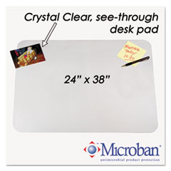 AOP6080MS - Artistic® KrystalView™ Desk Pad with Microban®