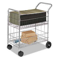 FEL40912 - Fellowes® Wire Mail Cart