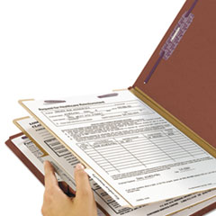 SMD26860 - Smead® Extra-Heavy Recycled End Tab Classification Folders w/SafeSHIELD™ Coated Fasteners