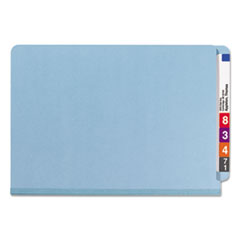 SMD29781 - Smead® Colored Pressboard End Tab Classification Folders w/SafeSHIELD™ Coated Fasteners
