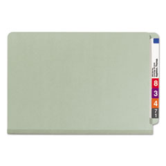 SMD29800 - Smead® Extra-Heavy Recycled End Tab Classification Folders w/SafeSHIELD™ Coated Fasteners