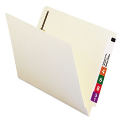 SMD34100 - Smead® Heavyweight Manila End Tab Pocket Folders with Fastener