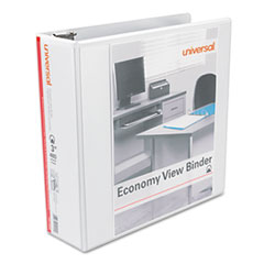 UNV20992 - Universal® Vinyl Round Ring View Binders