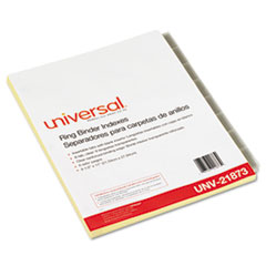 UNV21873 - Universal® Economical Insertable Tab Index