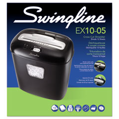 SWI1757393 - Swingline® EX10-05 Light-Duty Cross-Cut Shredder