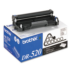 BRTDR520 - Brother DR520 Drum Unit, 25000 Page-Yield, Black