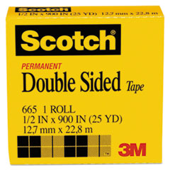 MMM66512900 - Scotch® 665 Double-Sided Office Tape