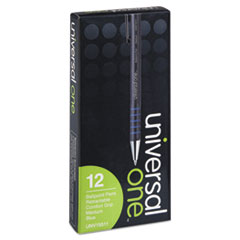 UNV15511 - Universal® Comfort Grip® Retractable Ballpoint Pen