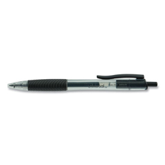 UNV39912 - Universal® Clear Barrel Retractable Gel Ink Roller Ball Pen