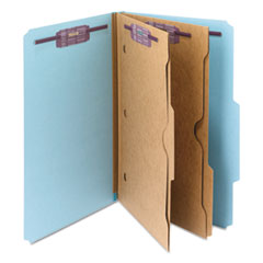 SMD19081 - Smead® 6-Section Pressboard Top Tab Pocket-Style Classification Folders with SafeSHIELD™ Coated Fastener