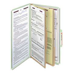 SMD19076 - Smead® Pressboard Classification Folders with SafeSHIELD™ Coated Fasteners