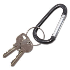 AVT75555 - Advantus® Carabiner Key Chains with Split Key Rings