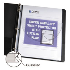 CLI61027 - C-Line® Super Capacity Sheet Protector with Tuck-In Flap