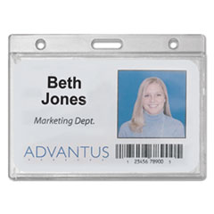 AVT76075 - Advantus® Frosted Badge Holder