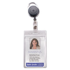 AVT91129 - Advantus® Resealable ID Badge Holders