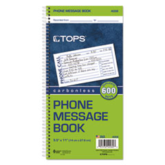 TOP4008 - TOPS® Spiralbound Message Book
