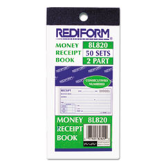 RED8L820 - Rediform® Small Money Receipt Book