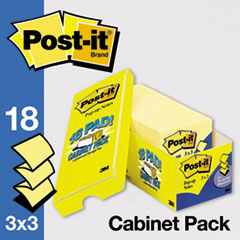 MMMR33018CP - Post-it® Pop-up Notes Original Canary Yellow Pop-up Refill